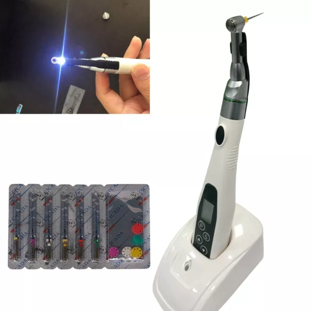 SANDENT Dental Wireless LED Endo Motor 16:1 Root Canal Handpiece / Niti Files DL