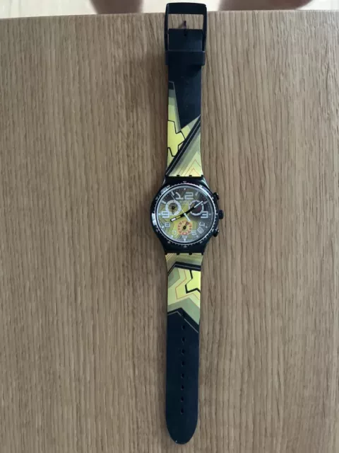 Swatch+Irony Chrono+Ycb4010 Stroke Light+Neu/New