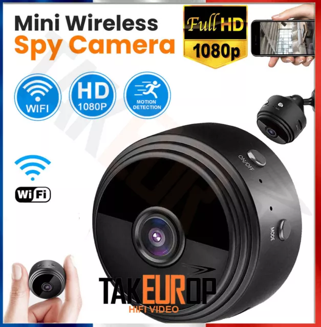 Mini caméra de surveillance IP 1080p HD espion WiFi vision