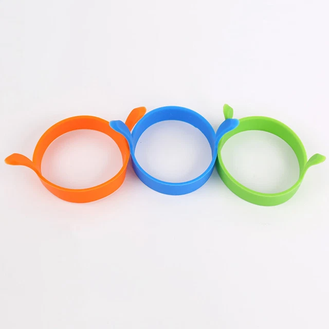 Stampo da cucina in silicone stampo ad anello per uova strumento da cucina antiaderente resistente al calore per