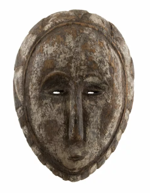 Antico Maschera Africano Fang Ngon Ntang Gabon 30cm Arte Etnico 17131