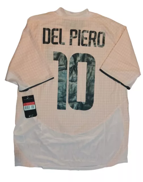Maglia calcio Juventus Del Piero 2003-2004 away nike shirt player version Juve L