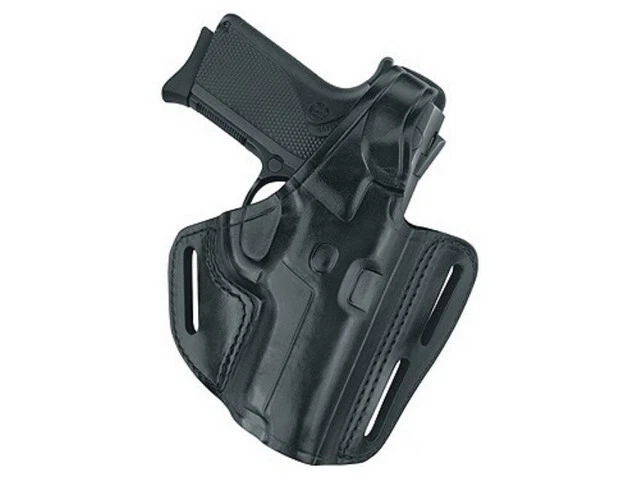 Gould & Goodrich B803-G19LH Three Slot Blk LH Fit Glock 19,23,32 Pancake Holster