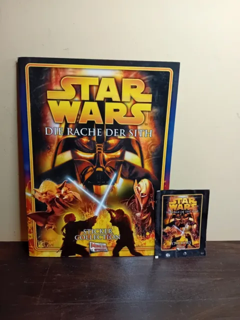 Star Wars Komplettes Sammelalbum Die Rache der Sith +Poster + 1 Tüte