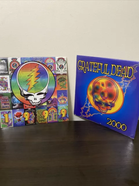 Vintage Lot Of 2 Grateful Dead  1999 & 2000 Wall Calendars New Sealed