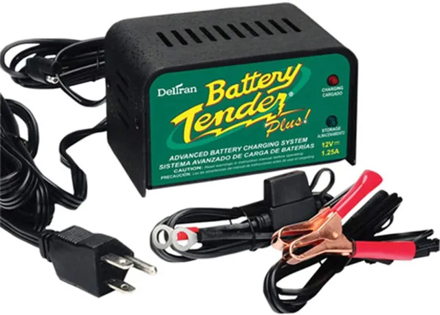 New Deltran Battery Tender Plus Charger 12Volt /12V 1.25A Automatic Maintainer