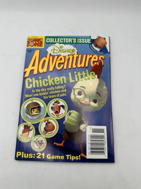 DISNEY ADVENTURES MAGAZINE Chicken Little Collector's Issue November ...