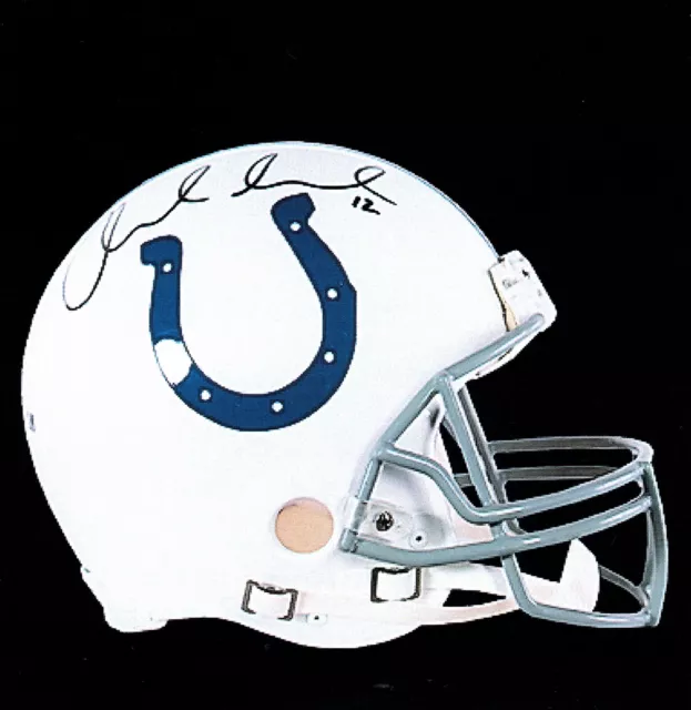 ANDREW LUCK Signed Full-Size Indianapolis Colts Helmet Autograph 2xCOA Icons