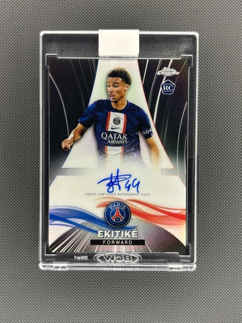 TOPPS 22/23 HUGO Ekitike Auto PSG Liverpool Autograph Card