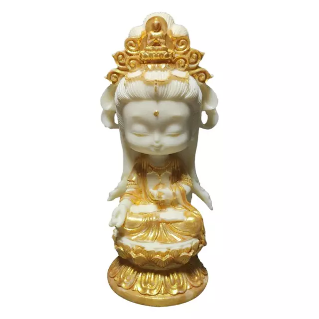 Statua di Buddha in miniatura Statua buddista per l'arredamento dell'ufficio 3