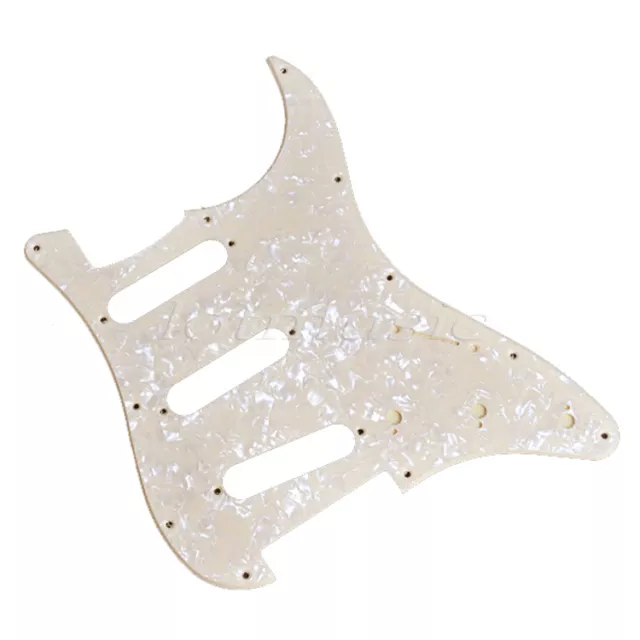 2pcs Yellow Pearl Guitar Pickguard Scratch Plate for Fender Strat Parts SSS 2