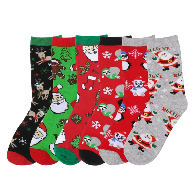 SOIMISS 6 Pares Calcetines de Moda Calcetines Elásticos Cómodos Flexibles Medias para W