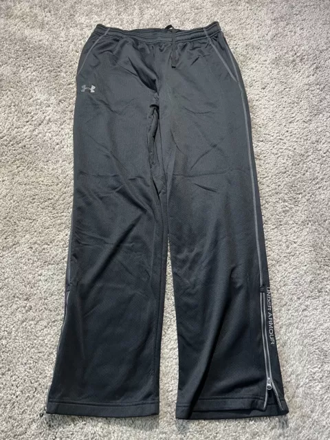 Under Armour Sweat Pants Loose Performance Black Athletic Pockets Mens Large