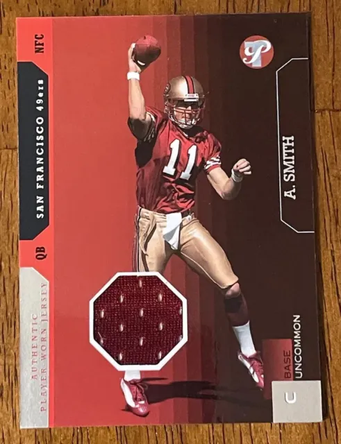 Alex Smith 2005 Topps Pristine Uncommon Rookie Jersey Rc #D /900