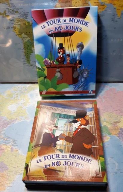 COFFRET LE TOUR DU MONDE EN 80 JOURS - L'Intégrale en 26 épisodes 5 DVD T.B.E. 7