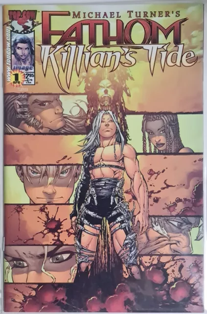 Fathom: Killians Tide #1 of 4 (04/2001) Michael Turner's - Top Cpw - NM - Image