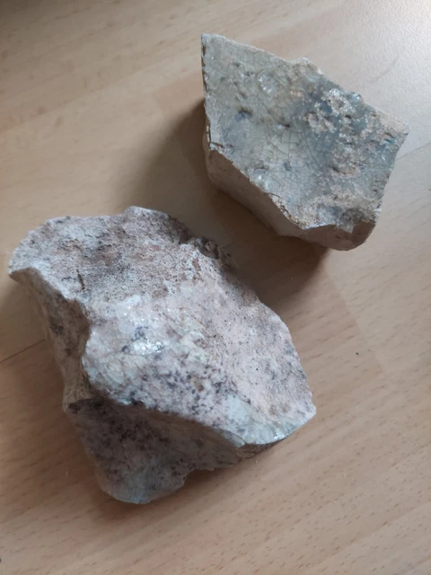 Antike Geschmolzene Glasreste ich meine aus dem Spessart