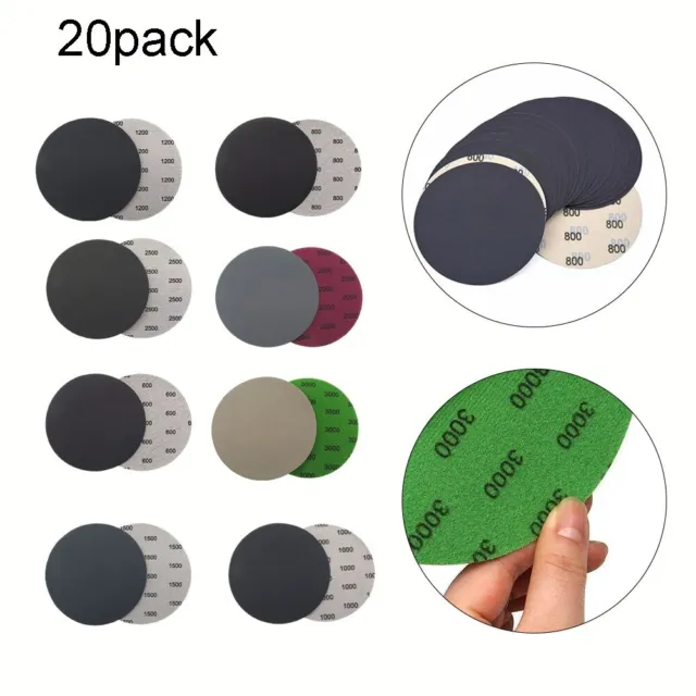 6 Inch Sanding Discs 150mm Hook Loop Wet Dry Sandpaper Orbital Sander Paper