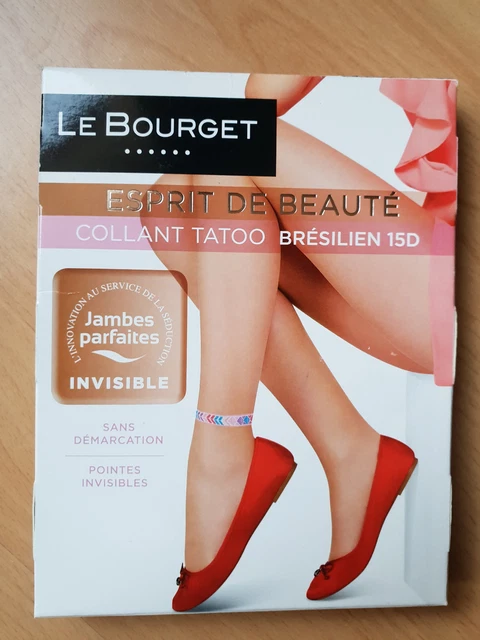 Collants Taille Fine LE BOURGET Esprit De Beauté - 15 Deniers, Taille 1, Couleur Beige Doré - Neuf Avec étiquettes
