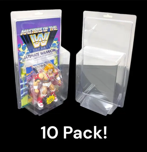 10 Pack Protector Cases For Masters Of The Universe Origins MOTU WWE HE-MAN Toys