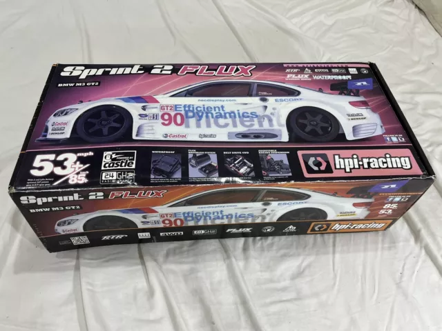 HPI Sprint 2 Flux Brushless RTR Touring Car w/BMW M3 GT2 body and radio system