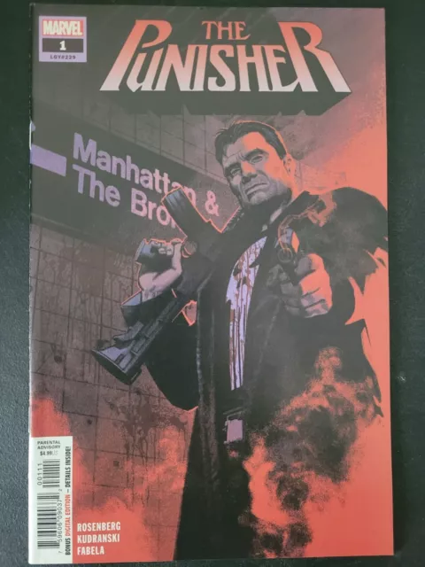 The Punisher #1 (2018) Marvel Comics Frank Castle World War Frank! Rosenberg!