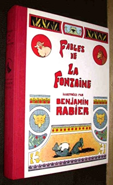 FABLES DE LA Fontaine Jean de La Fontaine, Benjamin Rabier Grand Livre ...