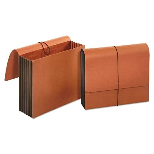 UNV13090 1 Section 5.25 in. Extra Wide Expanding Wallet With Elastic Cord -