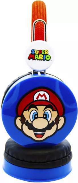 4Side Cuffie con filo per bambini, Fantasia Super Mario - SM0666