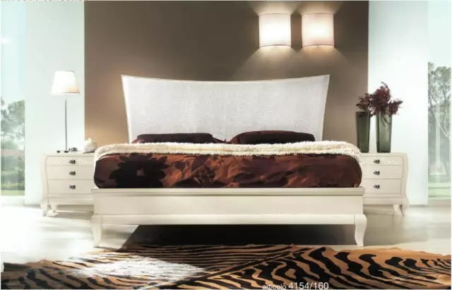 Ensemble Set 3tlg. Chambre Lit Table de Chevet Lits Groupe Nachttische Design