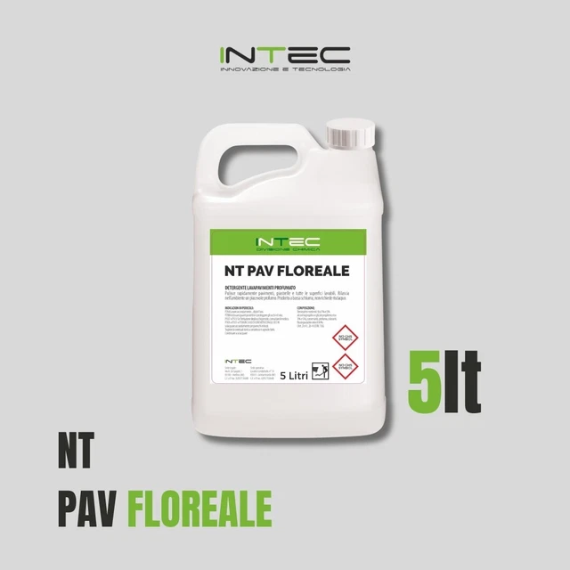 DETERGENTE LAVAPAVIMENTI PROFUMATO PROFESSIONALE 5Lt - INTEC