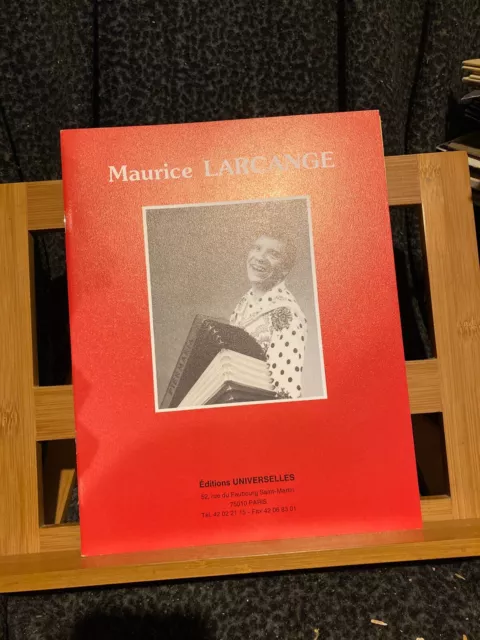 Maurice Larcange Album piano accordéon chant partition éd. Universelles