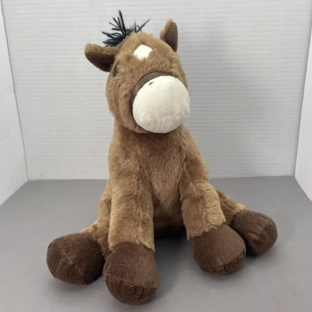 Dan Dee Plush Horse Collectors Choice Brown Pony Stuffed Animal Soft Toy 10"