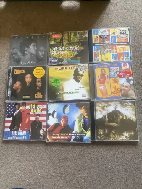 Job Lot Dance And  Rap Cd 12 Singles And 4 Albums Very Good Condition