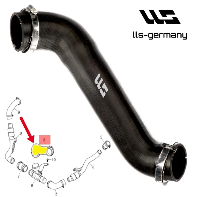 Durite Entrée Turbo Pour Jaguar X-Type 2.0D / 2.2D - C2S26986 - Neuve