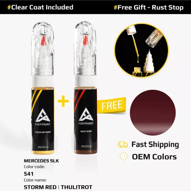 Car Touch Up Paint For MERCEDES SLK Code: 541 STORM RED | THULITROT