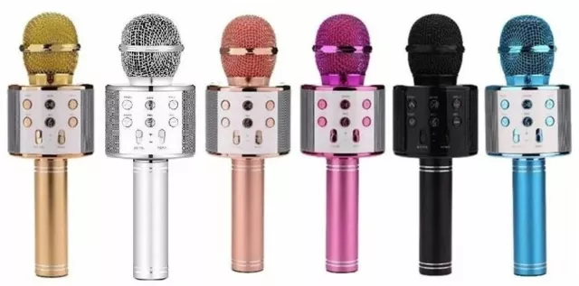 Wireless Bluetooth Mikrofon KTV Karaoke Mic Microphone Lautsprecher Bluetooth