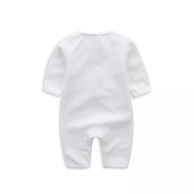 NEW Baby Boy Formal suit Christening Baptism Wear Bodysuit Rumper Newborn - 1 3