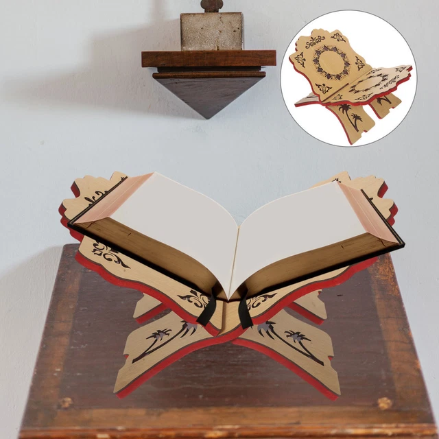 Koran Halter Aus Holz - Bücherständer Für Gebetsbücher Und Bibeln