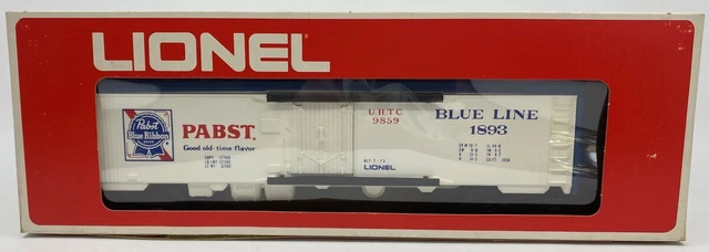 Lionel 6-9859 O Gauge Pabst Blue Ribbon Reefer EX/Box