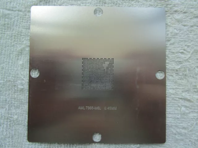 9x9 AML7366-M6L-H AML7366-M6C AML7366-M6C-B BGA Reball Stencil Template #A6-38