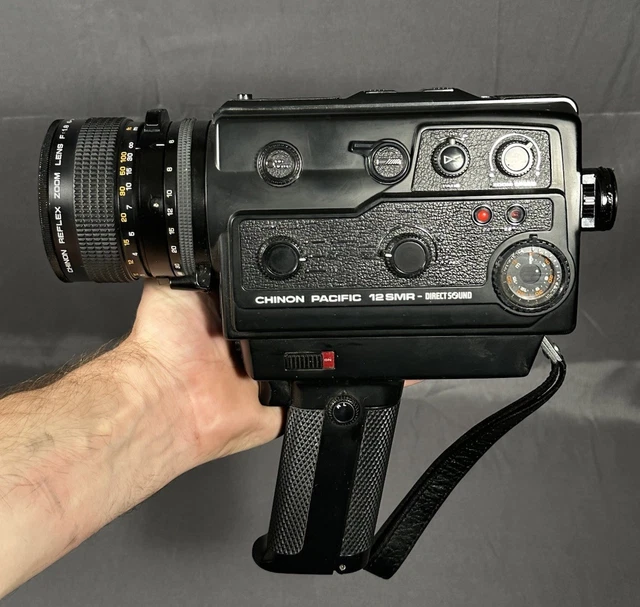 VINTAGE CHINON PACIFIC 12 SMR - Direct Sound - Retro Movie Camera