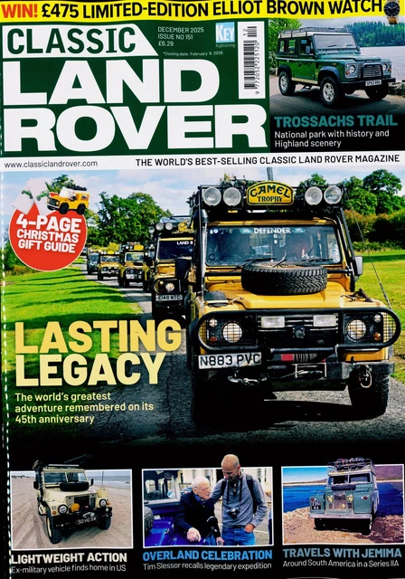 Pic Click Land Rover CLASSIC LAND ROVER Magazine Dec 25 £10.63 - PicClick UK