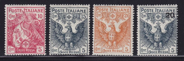 Italy Scott # B1 - B4 set F-VF OG mint never hinged nice color ! see pic !