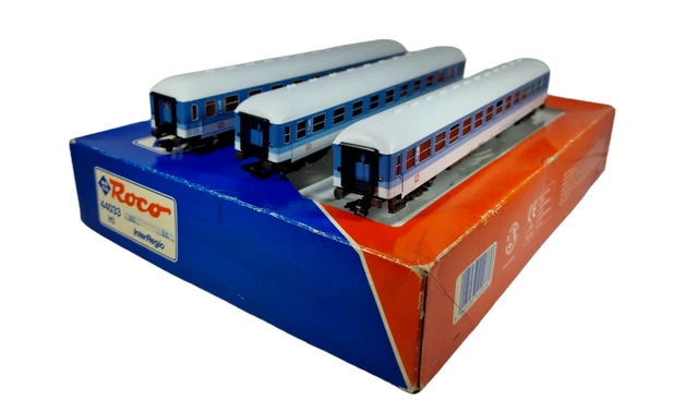 ROCO 44033 - Set di 3 carrozze passeggeri InterRegio, DB USATO Scala H0 ...