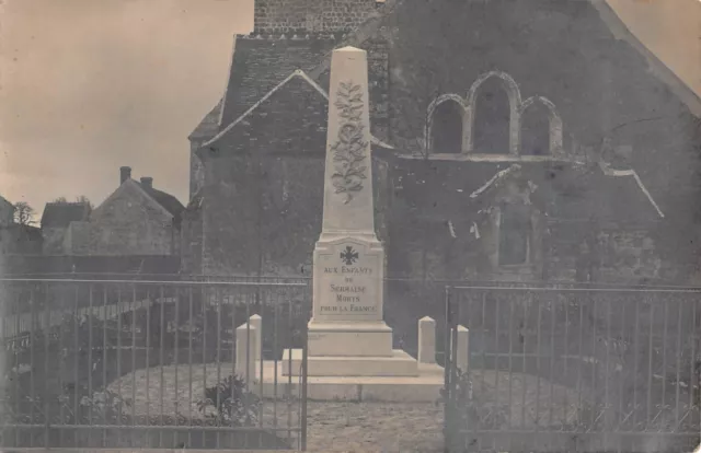 Cpa 91 Sermaise / Carte Photo / Monument Aux Morts