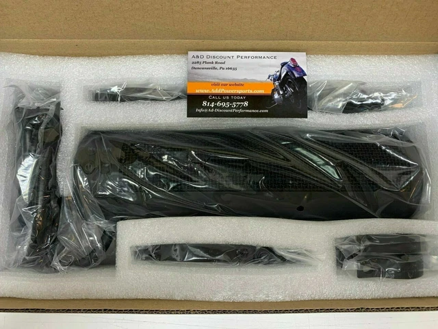 Kuryakyn 2720 Route Thunder Noir 300w Guidon Haut-Parleur Son Barre Harley