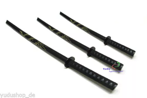 Samurai Holz Übungs -Schwert Bokken Drache Motive  schwarz