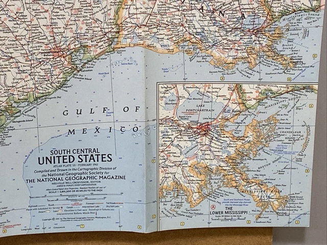 NATIONAL GEOGRAPHIC OLD Atlas Wall - National Geographic Old Atlas Wall Map February 1961.webp