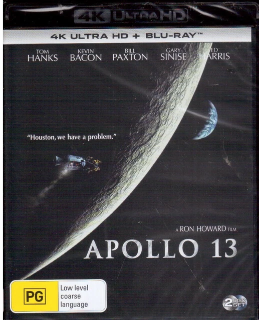 APOLLO 13 4K UHD Blu-Ray NEW Tom Hanks Kevin Bacon Ed Harris $34.00 ...